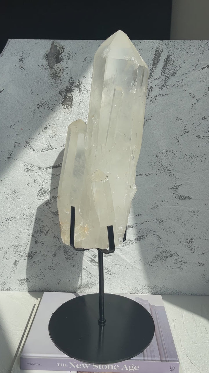 Statement Clear Quartz Raw Point