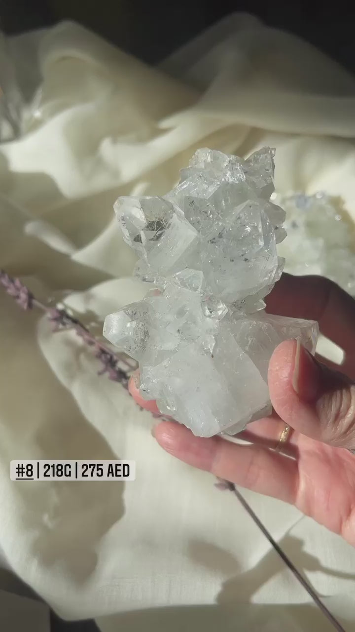 Apophyllite clusters -R3