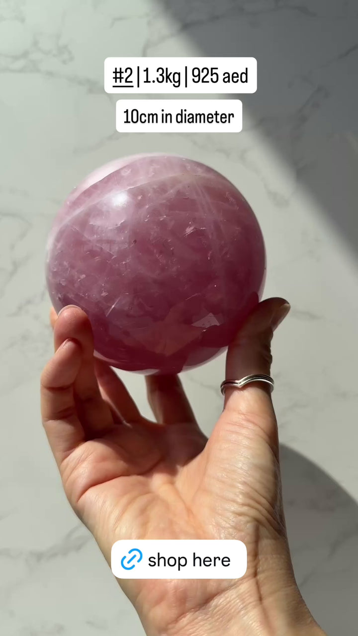 Rose Quartz Sphere