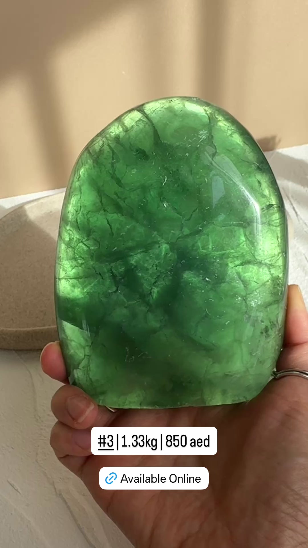 Green Fluorite Freeform