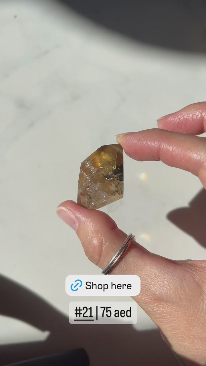 High Clarity Natural Brazilian Citrine - Free Form