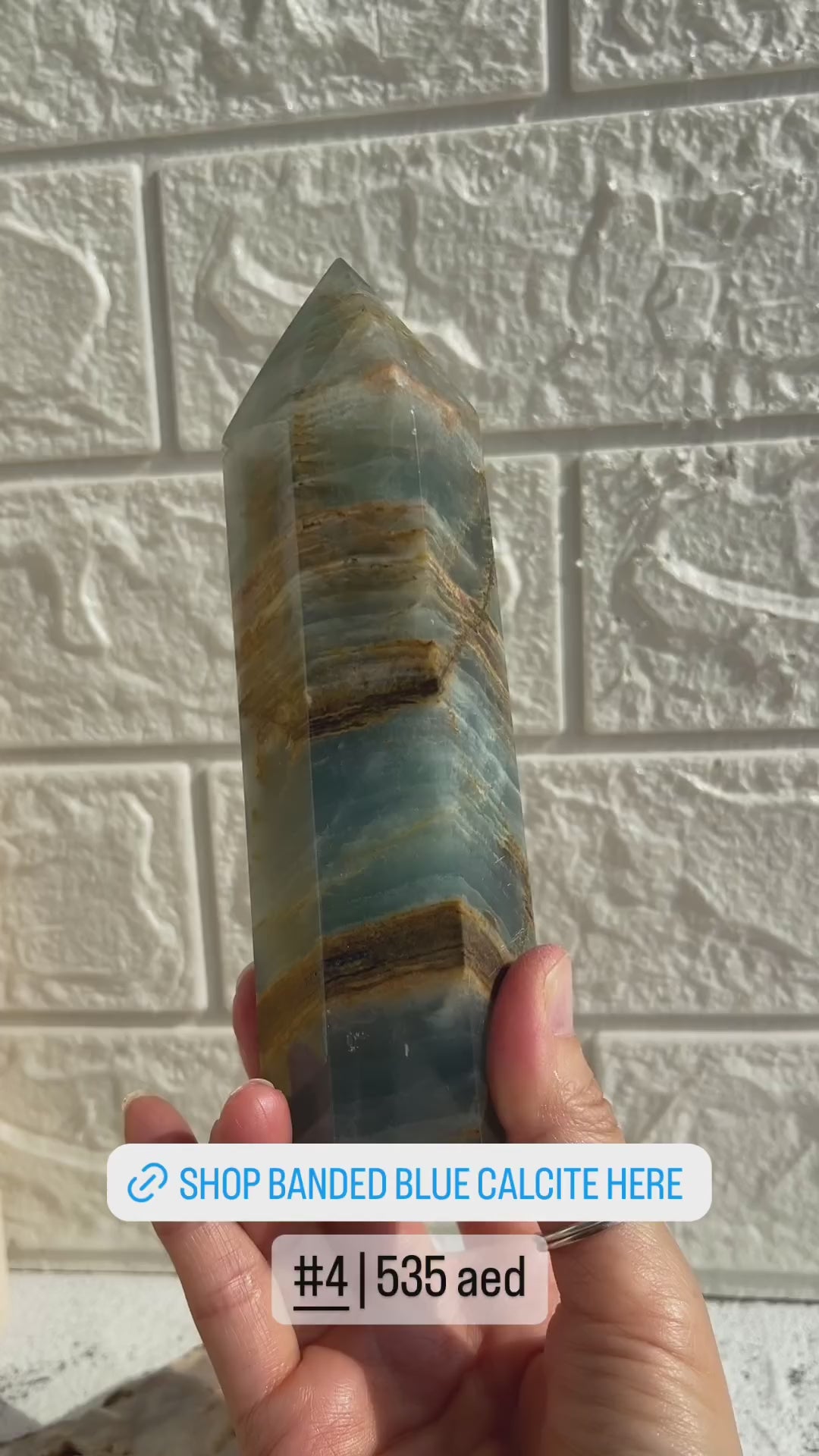 Argentine Blue Banded Calcite Generator