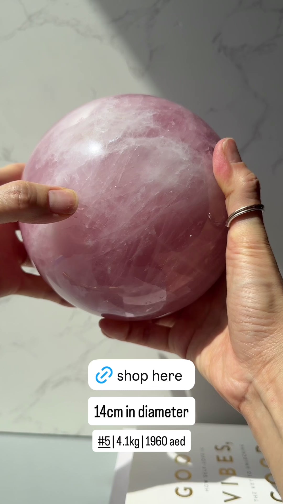 Rose Quartz Sphere