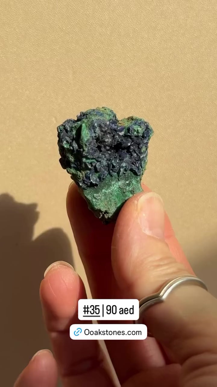 Raw Azurite with Malachite | Anhui, China