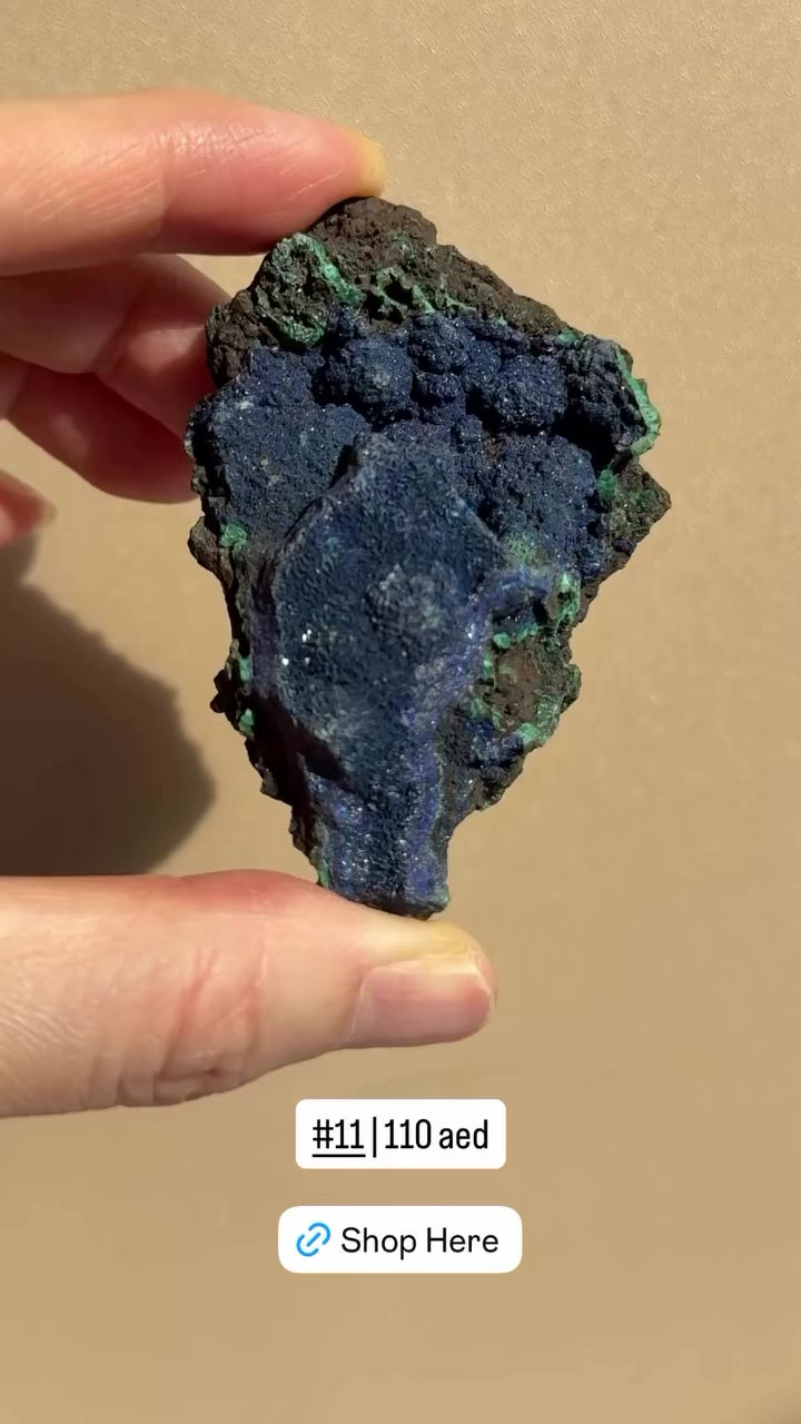 Raw Azurite with Malachite | Anhui, China