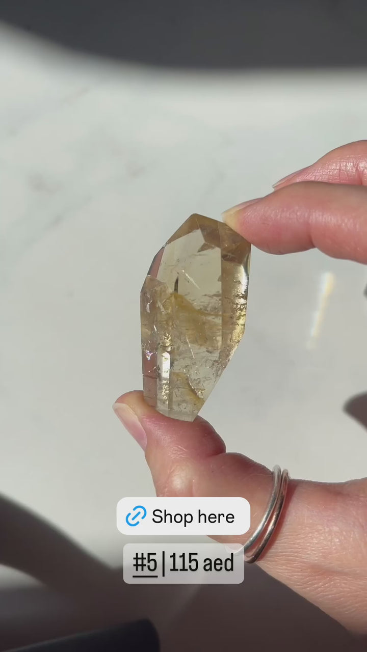 High Clarity Natural Brazilian Citrine - Free Form