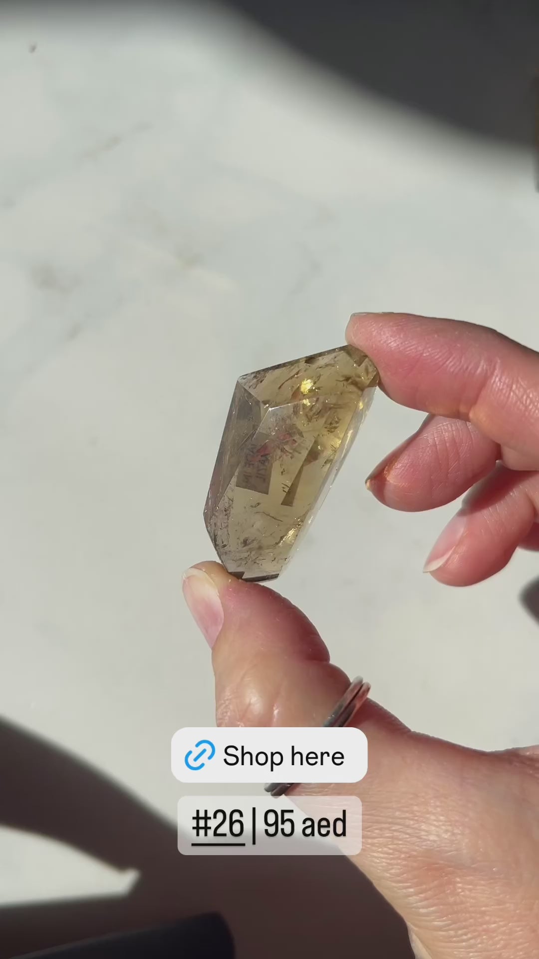 High Clarity Natural Brazilian Citrine - Free Form