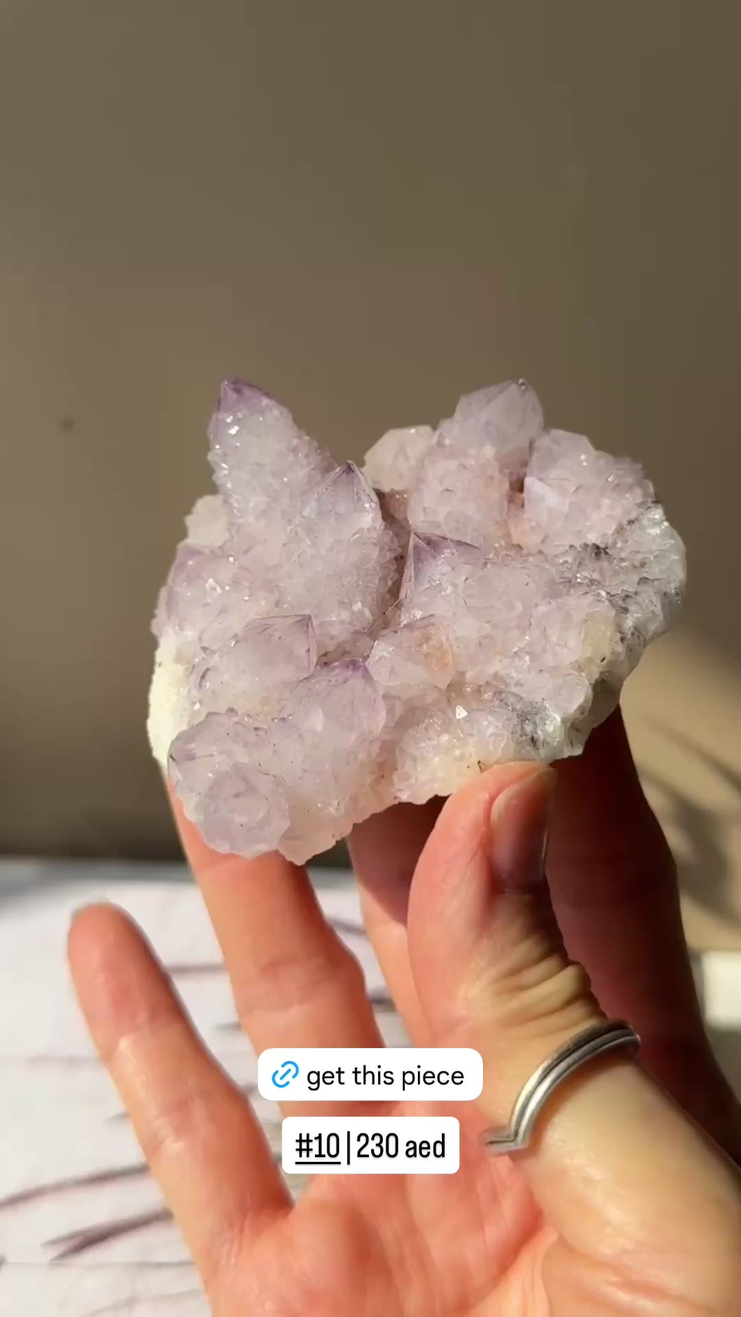 Dark Amethyst Spirit Quartz Clusters
