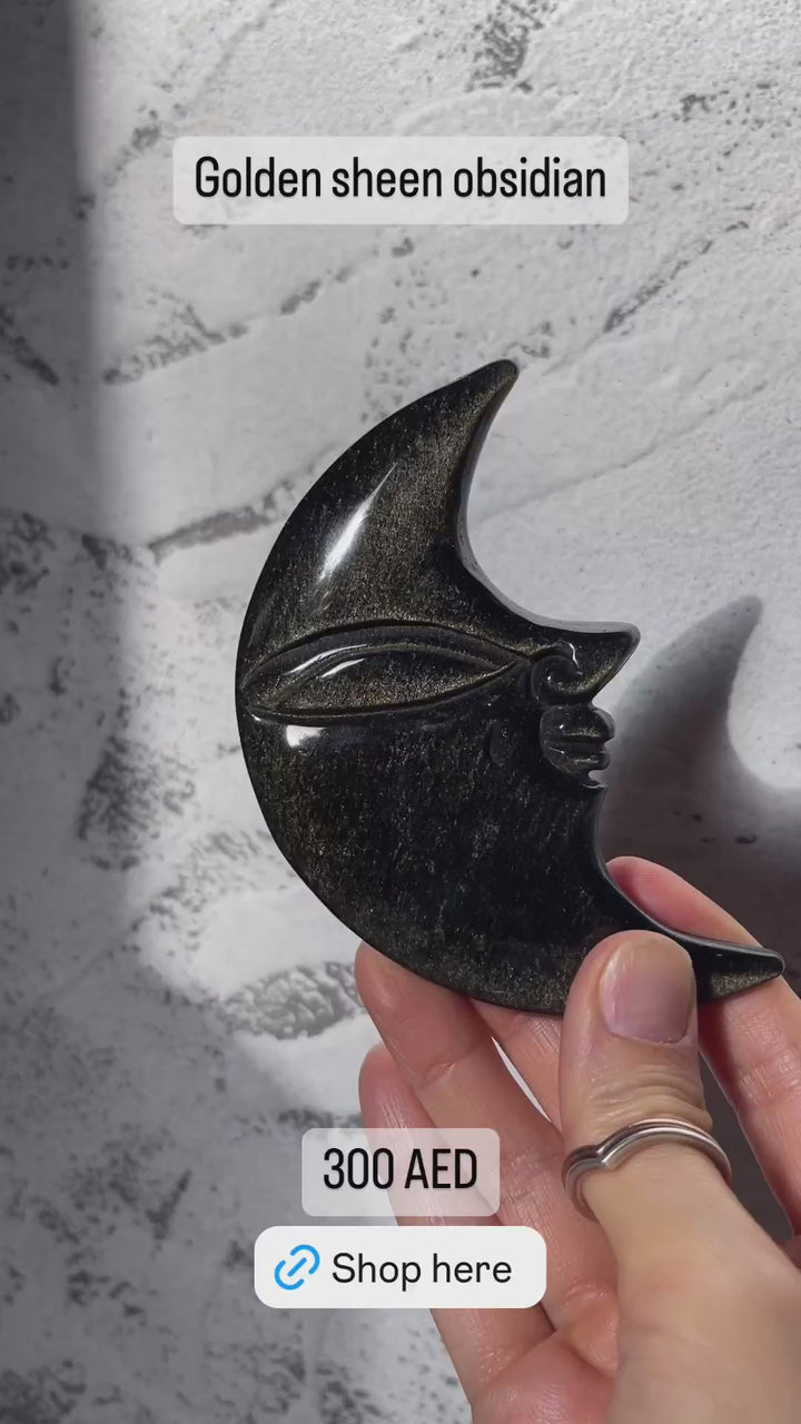 Moon Face Carving