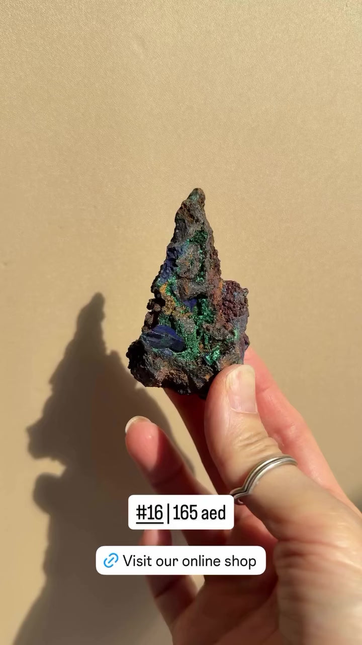 Raw Azurite with Malachite | Anhui, China
