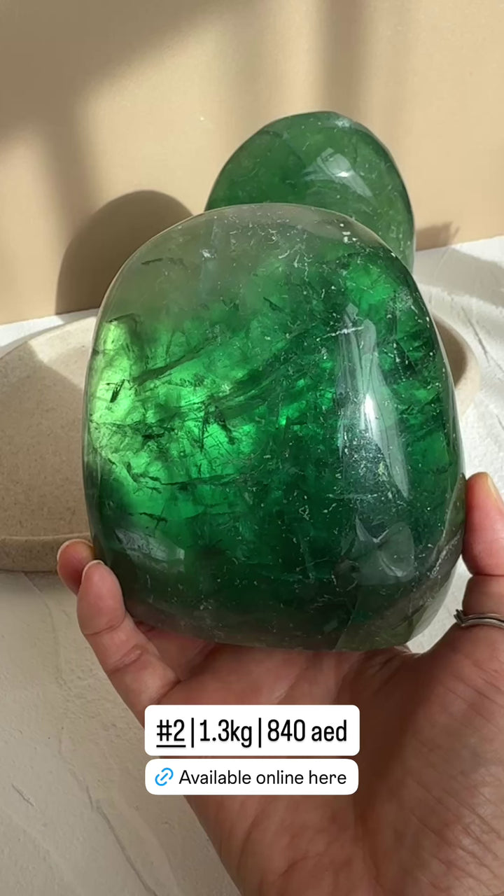 Green Fluorite Freeform