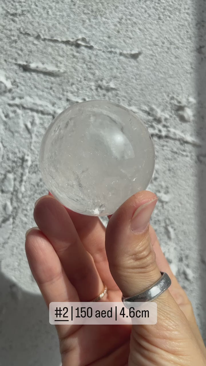 Clear Quartz Spheres