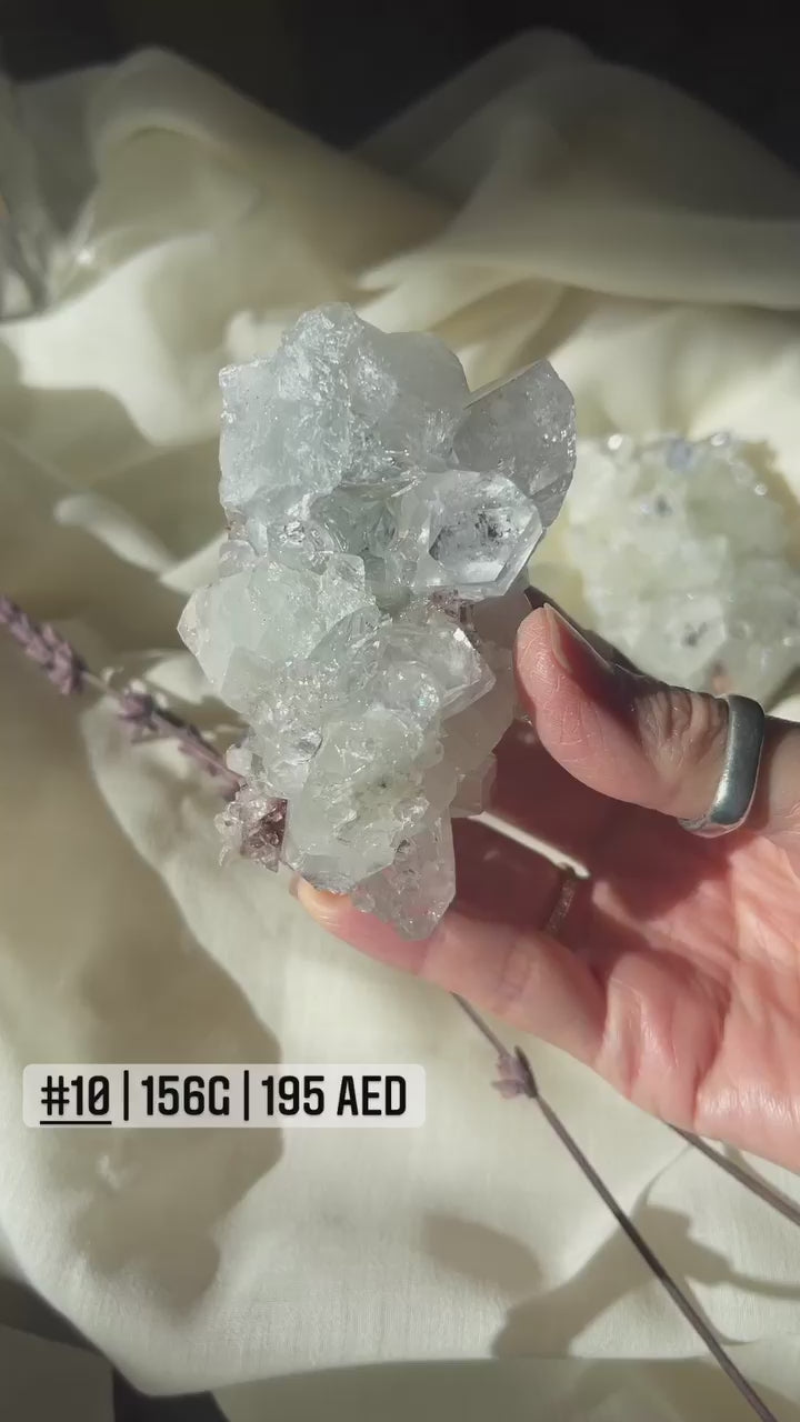 Apophyllite clusters -R3