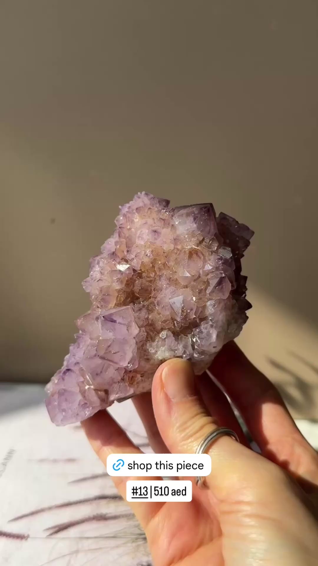 Dark Amethyst Spirit Quartz Clusters