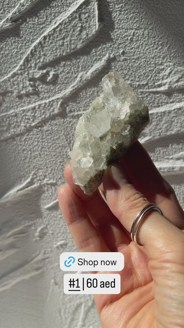 Himalayan Chlorite Quartz Clusters