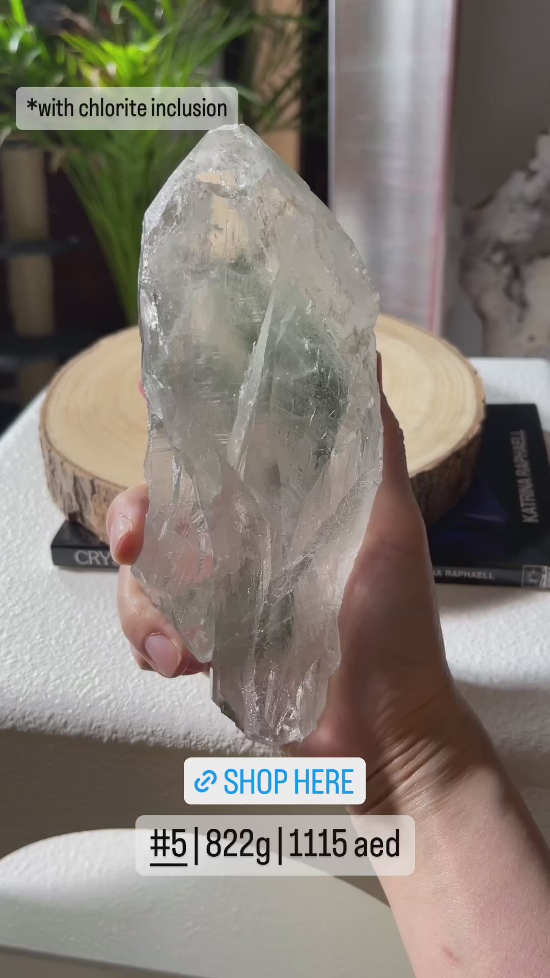 Samadhi Himalayan Meditation Quartz Wand