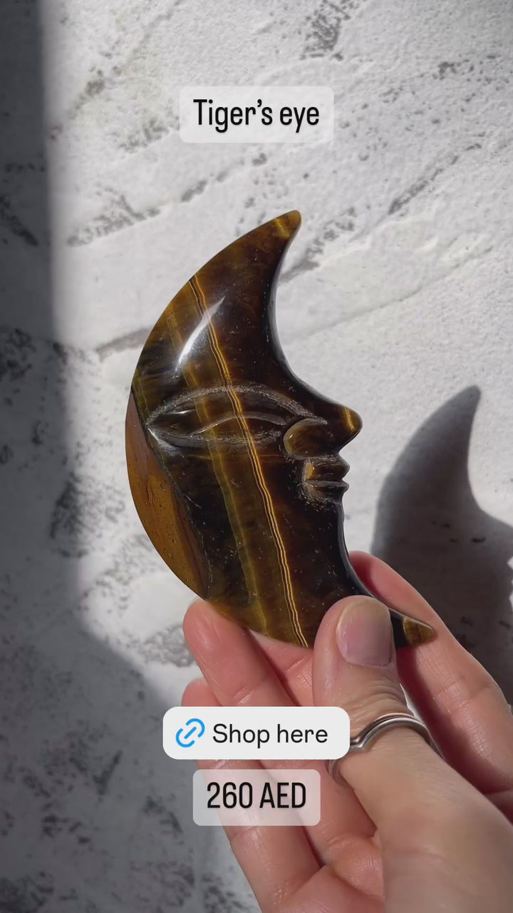 Moon Face Carving