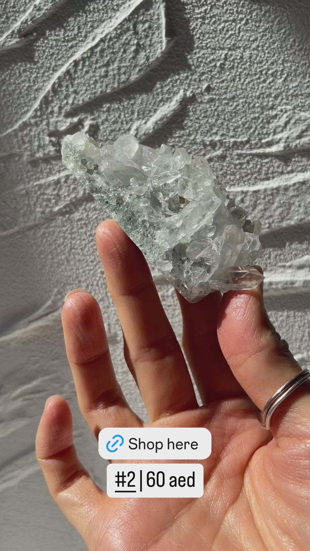 Himalayan Chlorite Quartz Clusters