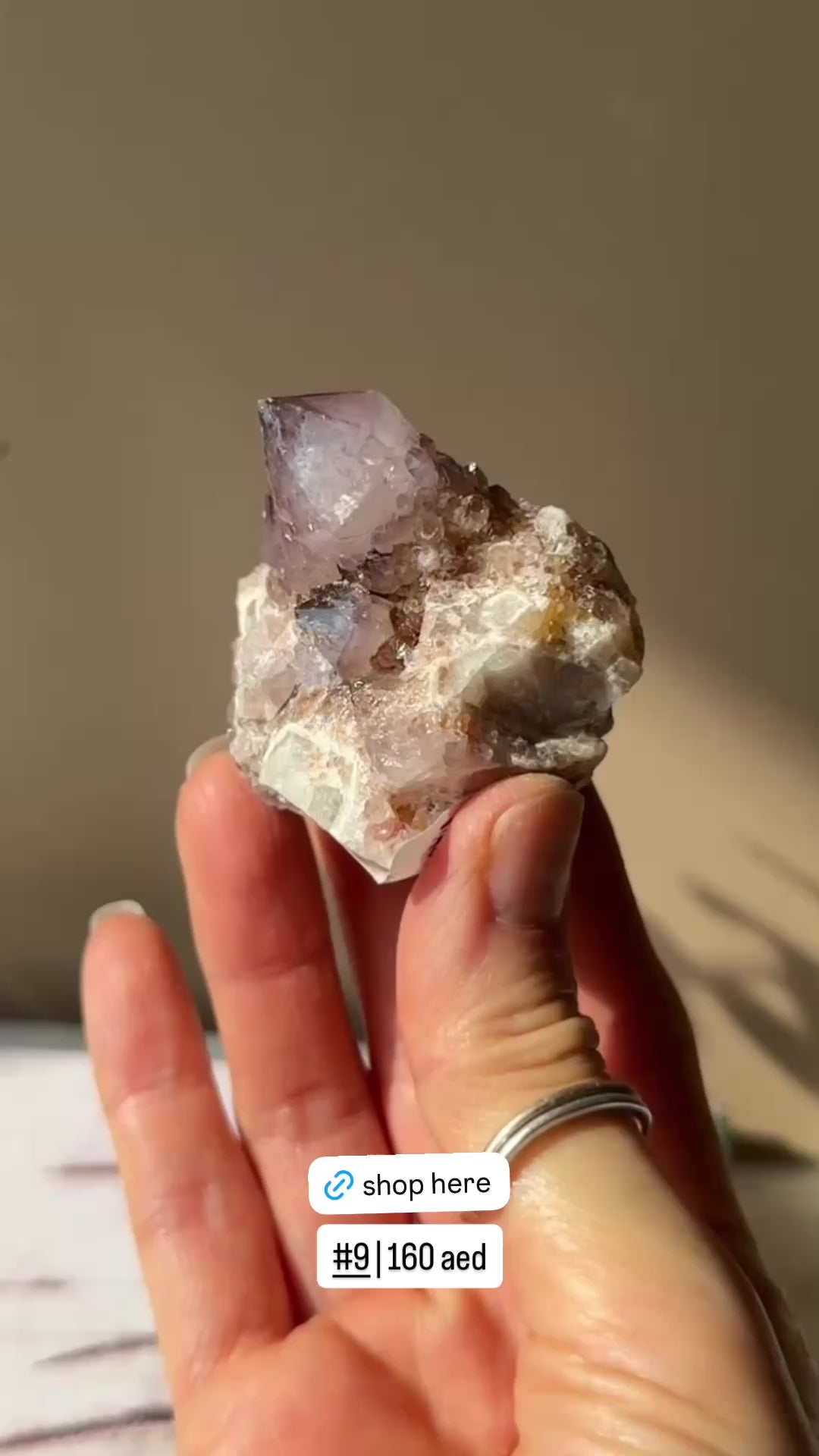 Dark Amethyst Spirit Quartz Clusters