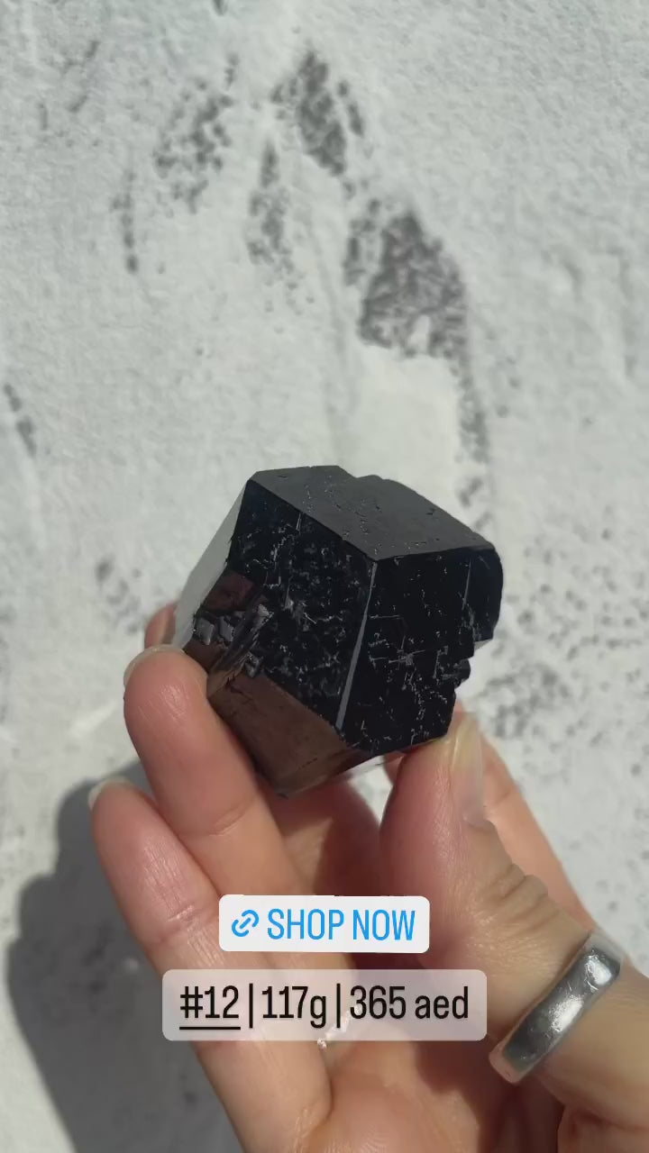 Namibian Raw Black Tourmaline