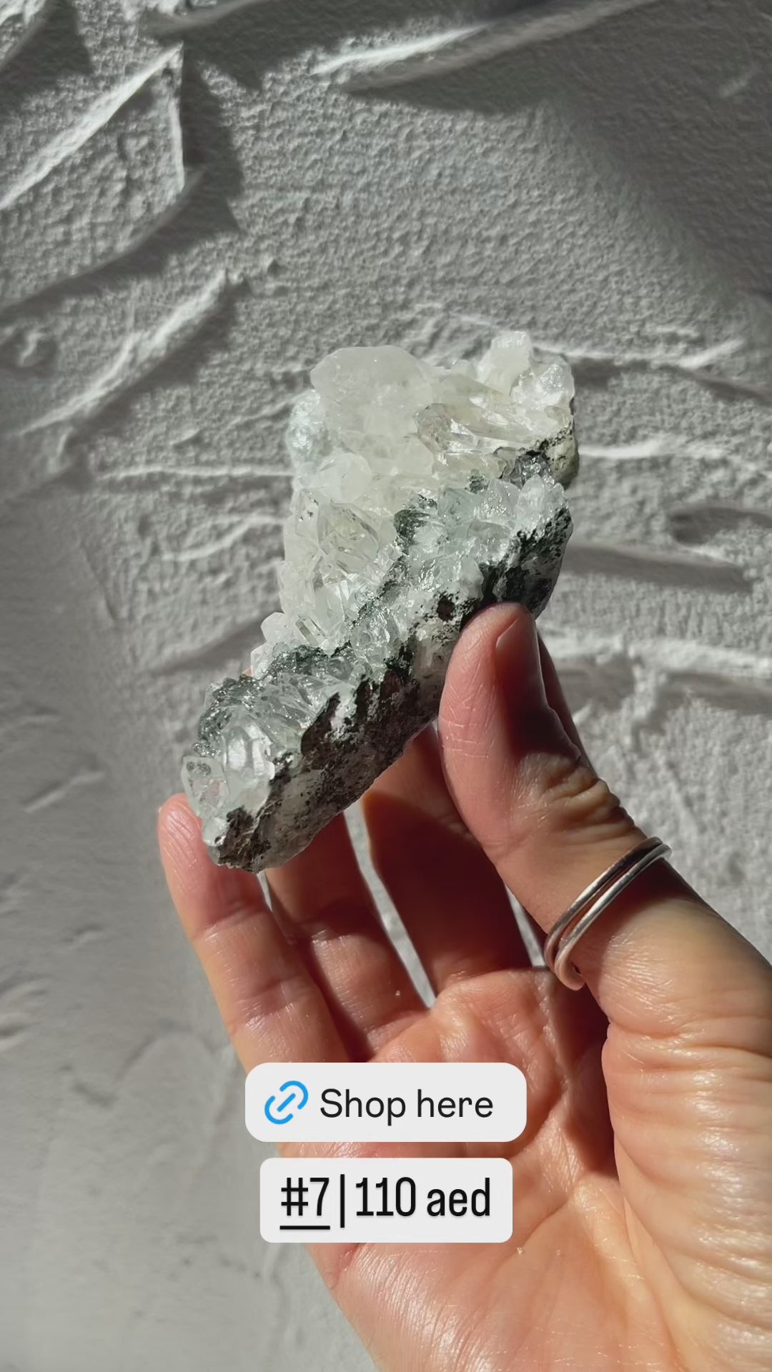 Himalayan Chlorite Quartz Clusters