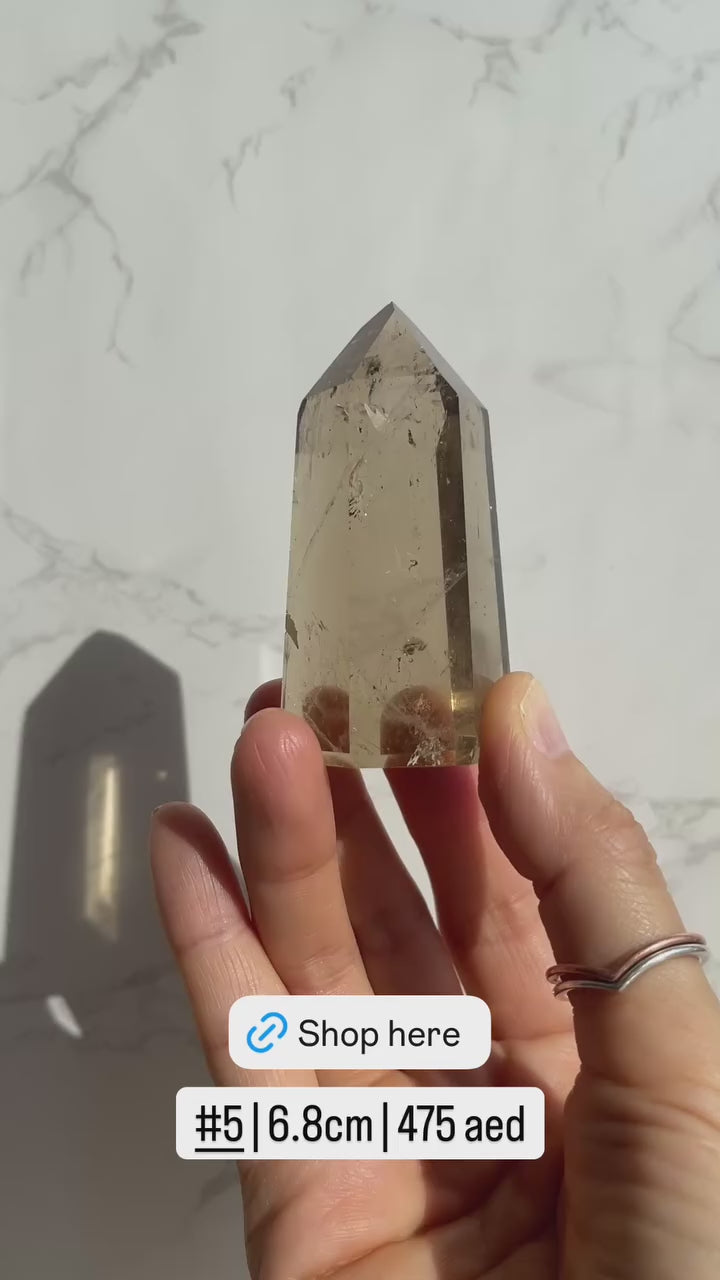 Natural Brazilian Citrine Point