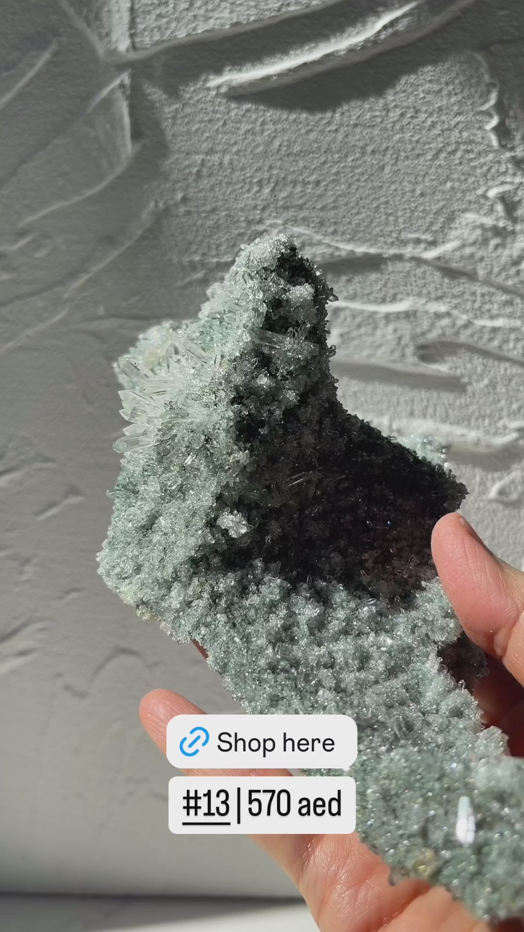 Himalayan Chlorite Quartz Clusters