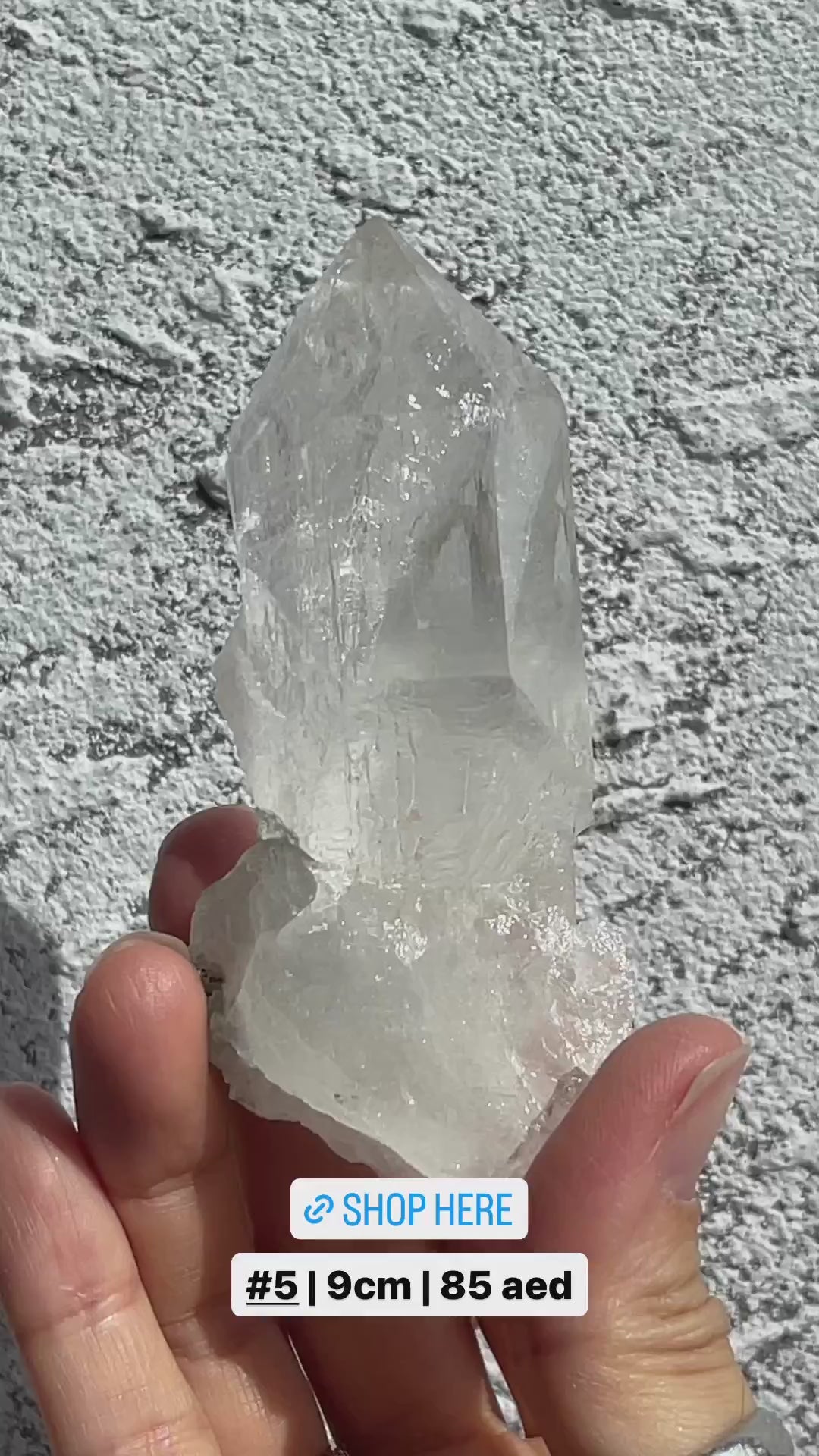 Samadhi Himalayan Meditation Quartz Point