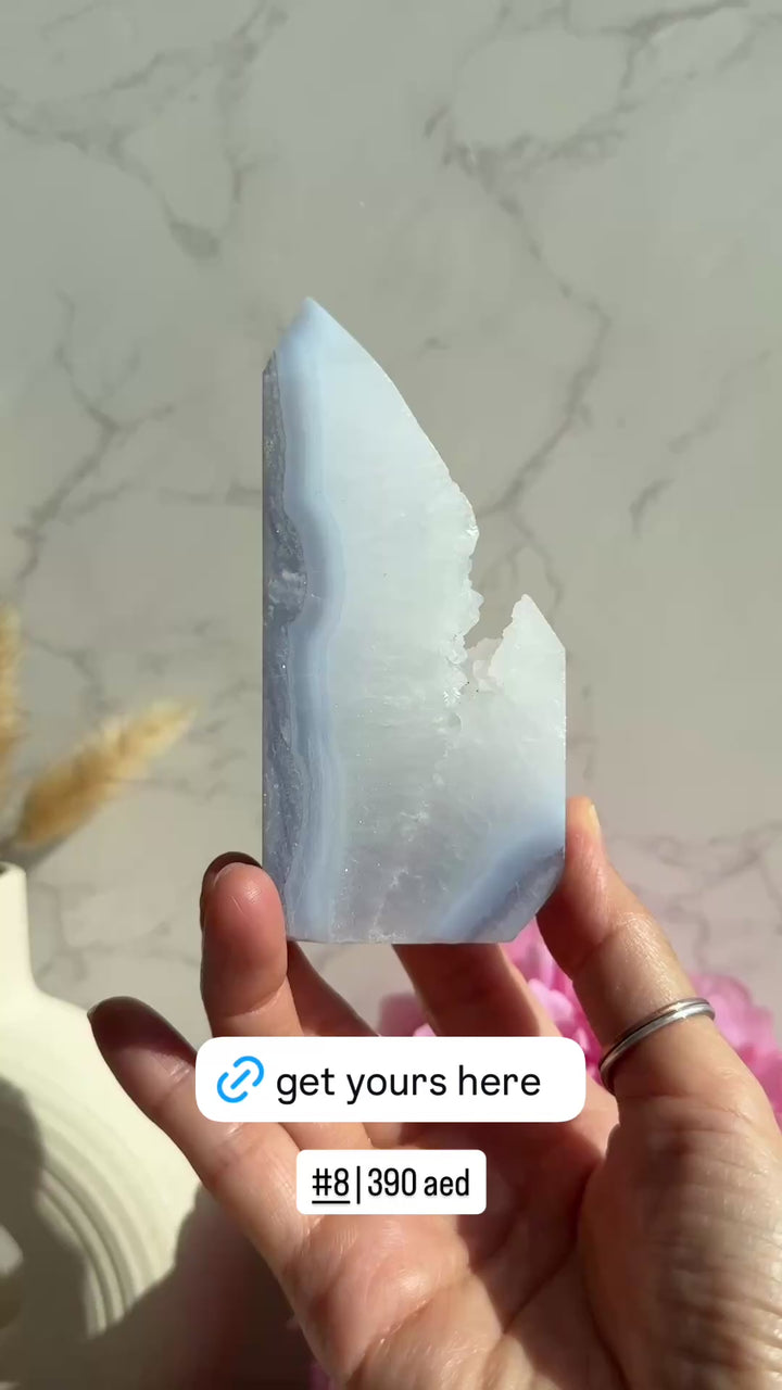 Druzy Blue Lace Agate