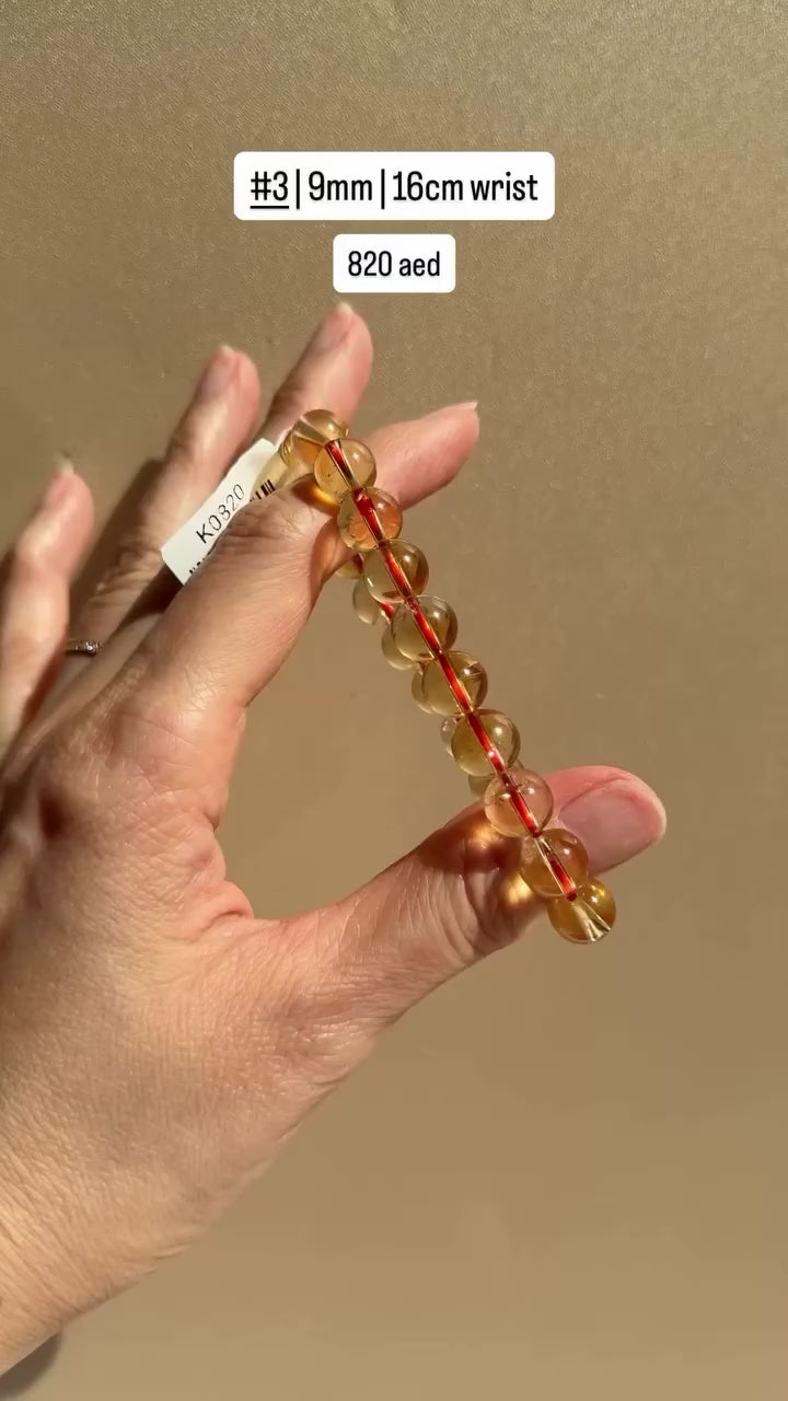 Natural Citrine Bracelet | Hand-Selected
