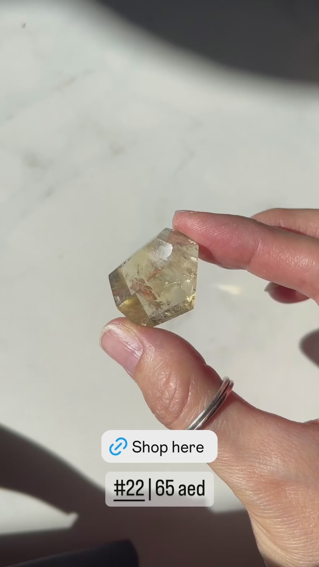 High Clarity Natural Brazilian Citrine - Free Form