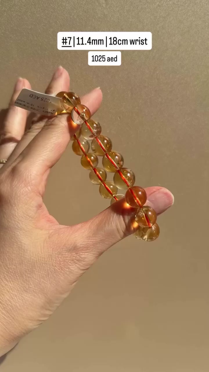 Natural Citrine Bracelet | Hand-Selected