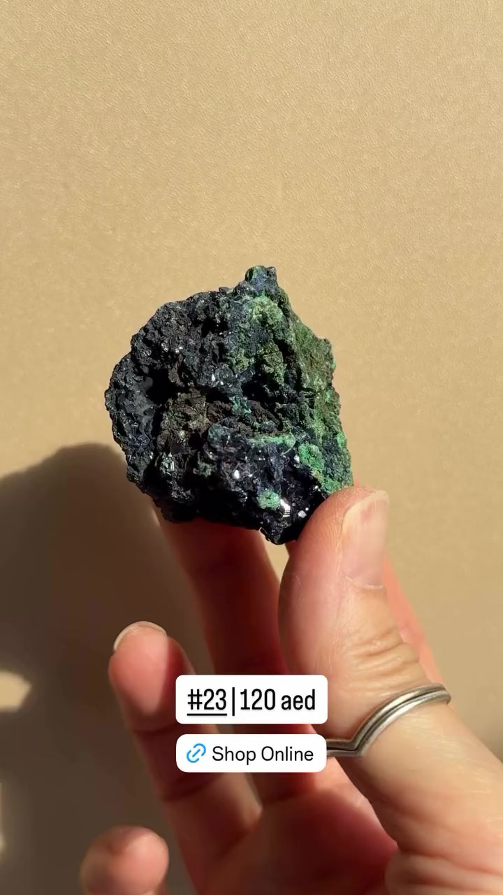 Raw Azurite with Malachite | Anhui, China