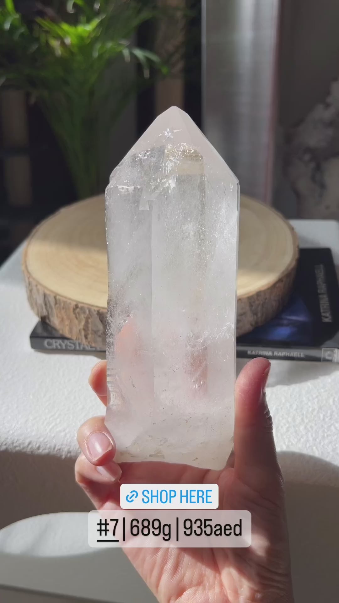 Samadhi Himalayan Meditation Quartz Wand