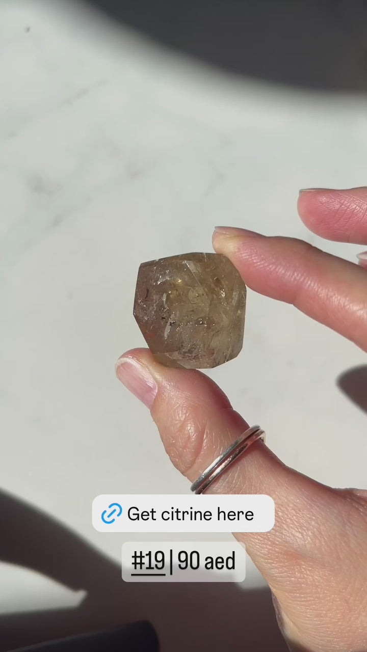 High Clarity Natural Brazilian Citrine - Free Form