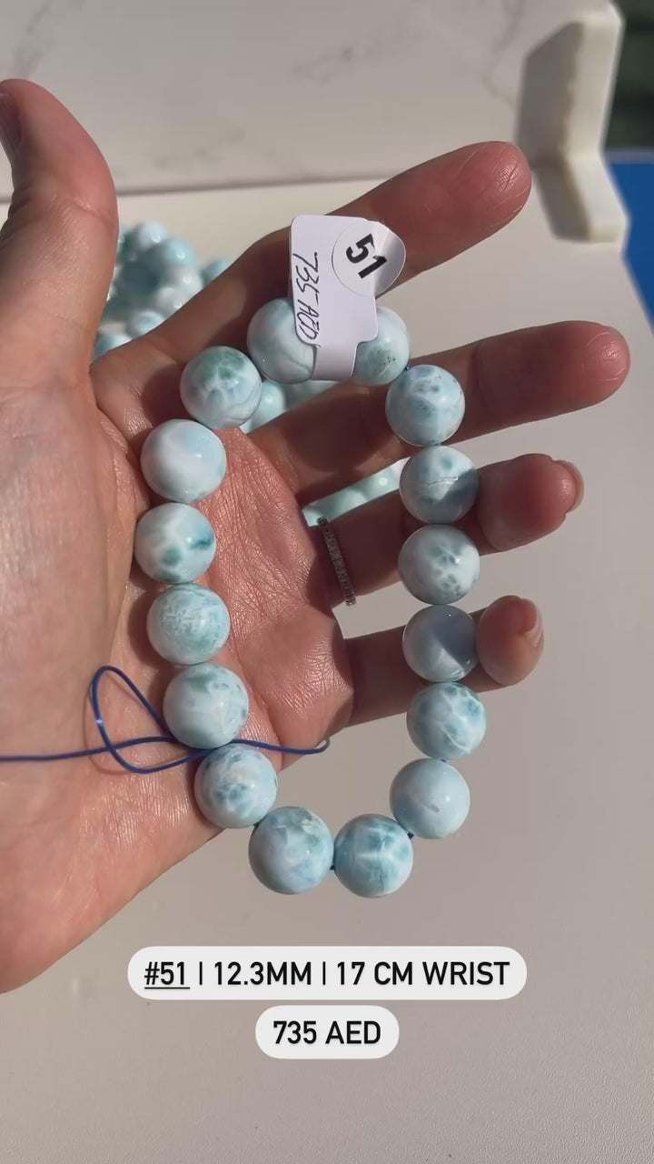 Larimar Beaded Bracelet