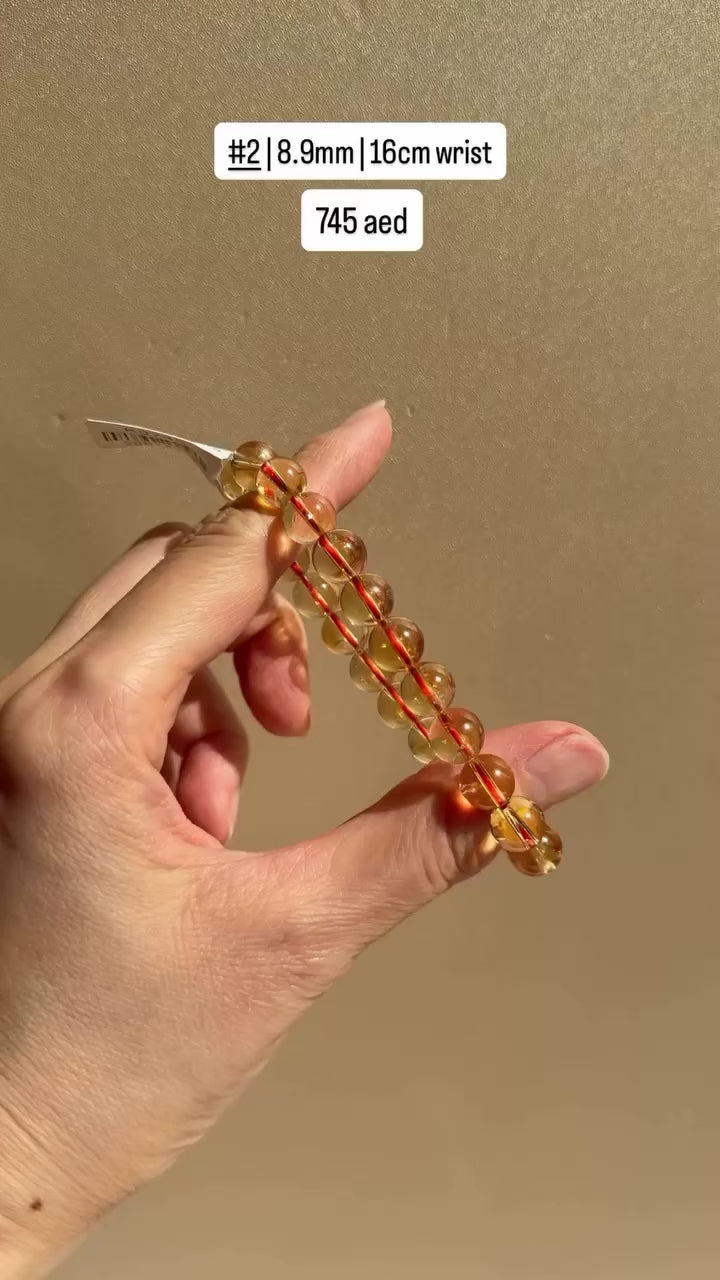 Natural Citrine Bracelet | Hand-Selected