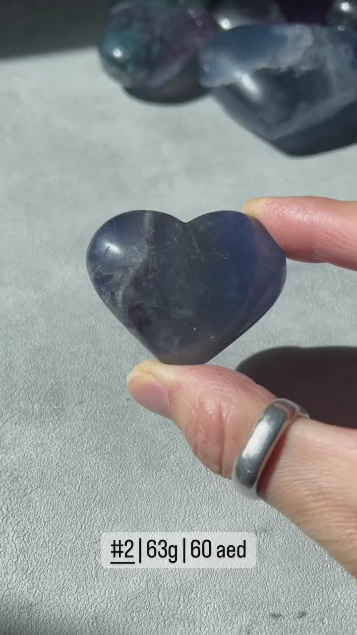 Fluorite Heart