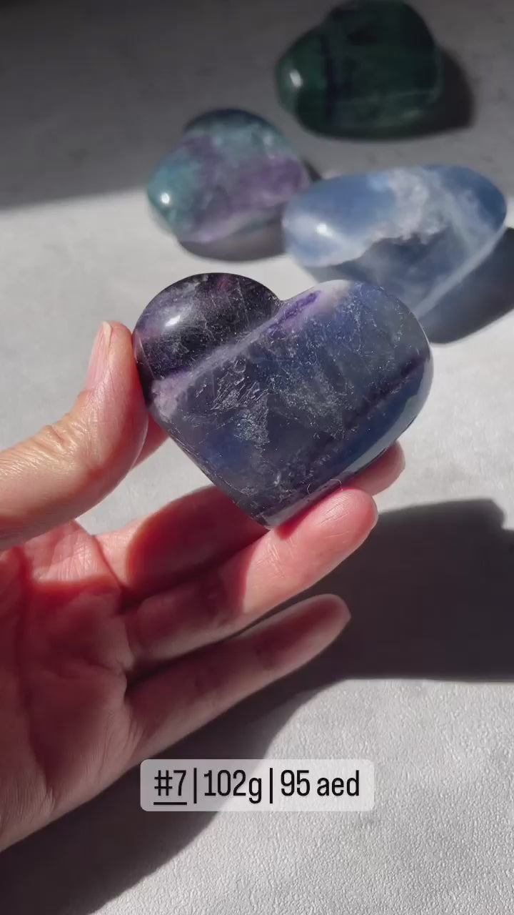 Fluorite Heart