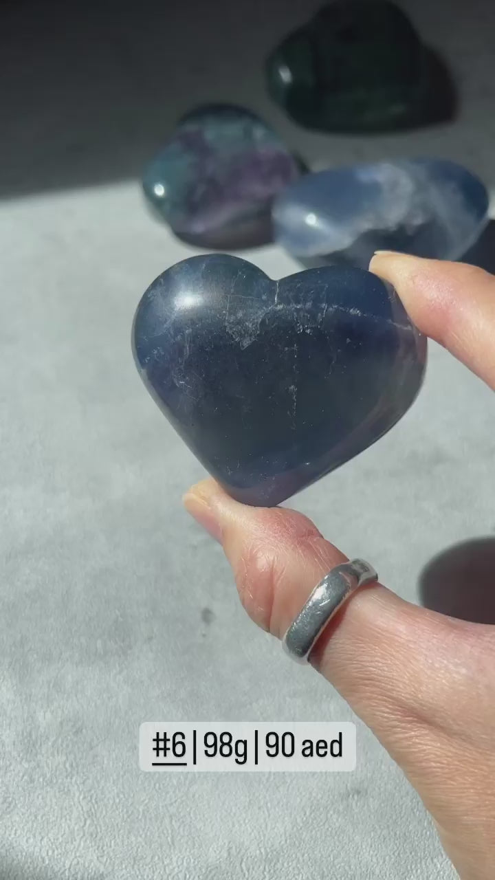 Fluorite Heart