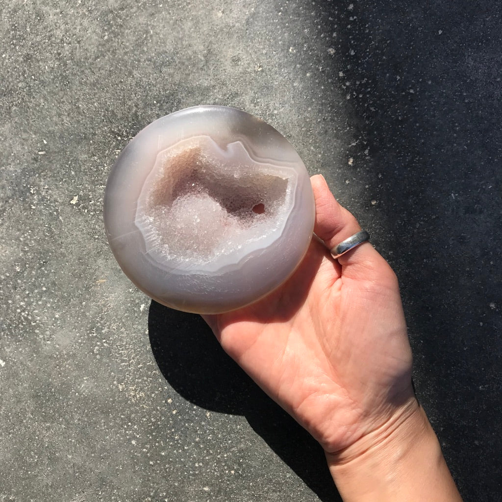 Shaped Agate Plate