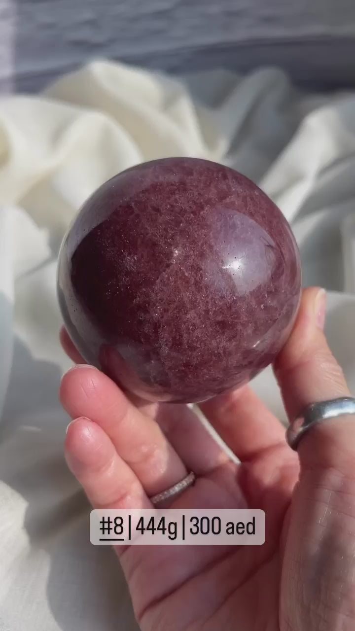 Strawberry Quartz Sphere