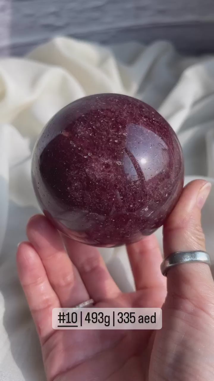 Strawberry Quartz Sphere