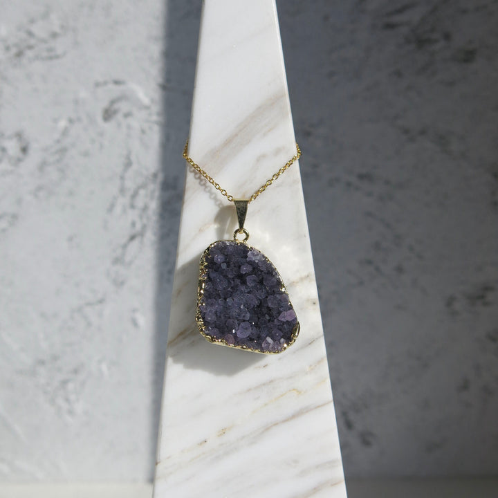 Amethyst Cluster Necklace