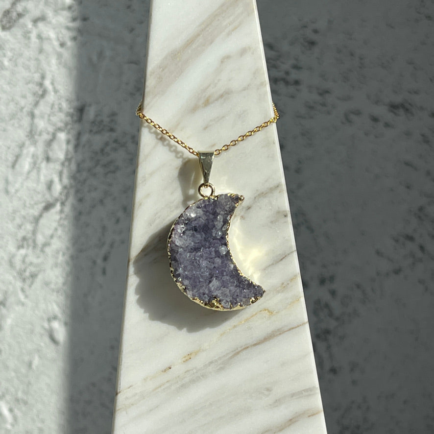 Amethyst Cluster Necklace