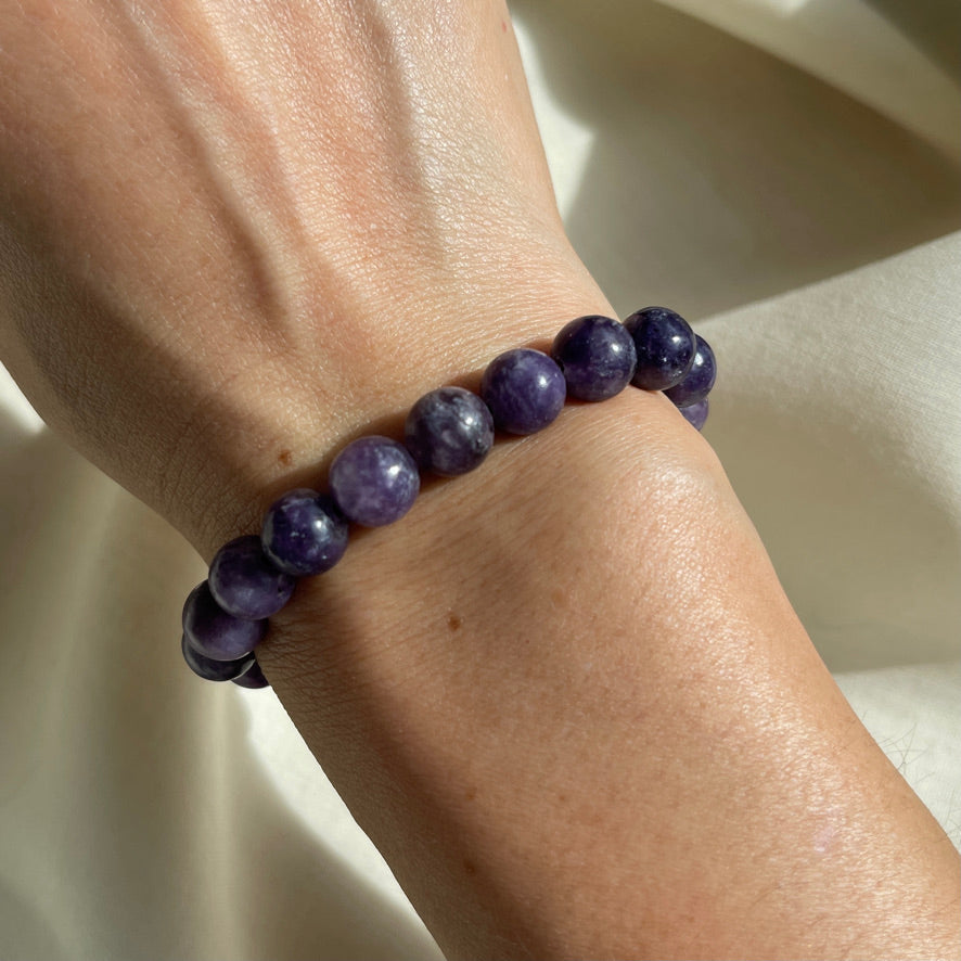 Lepidolite Beaded Bracelet
