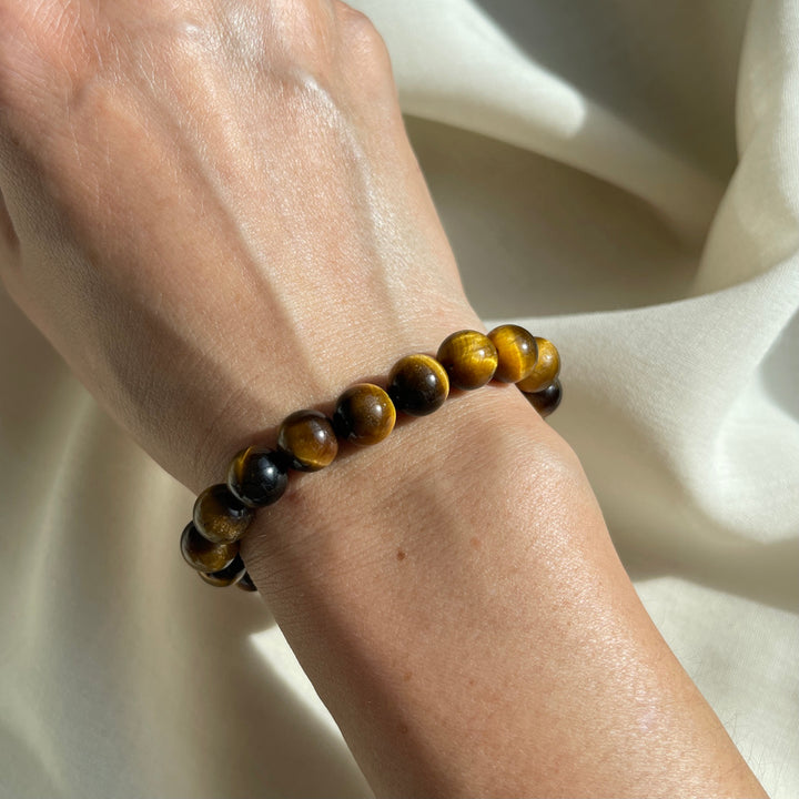Tiger's Eye beaded bracelet