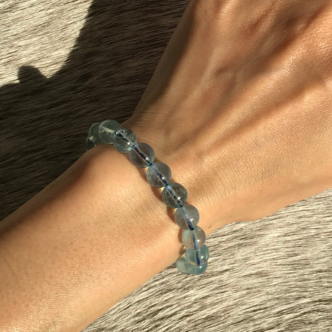 Aquamarine Beaded Bracelet