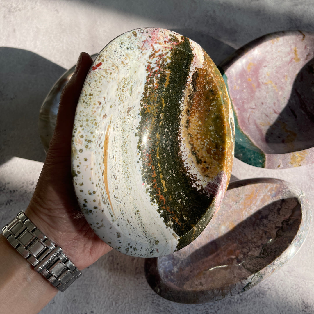 Ocean / Sea Jasper Bowl