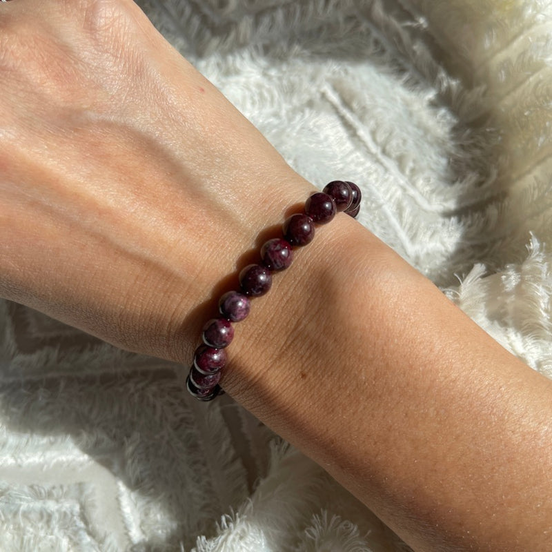 Dark Red Garnet bracelet
